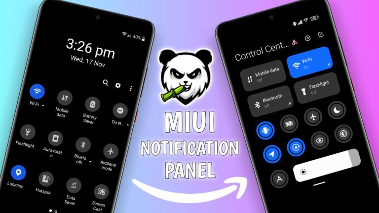 miui notification panel